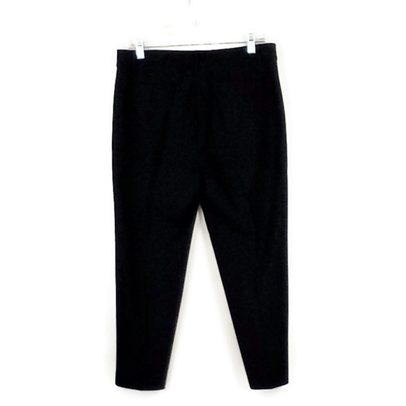 Eileen Fisher Black Mid Rise Ankle Dress Pants Womens Size MP Medium Petite - Picture 2 of 8